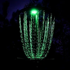 Lunar Module LED Disc Golf Basket Light