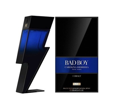 Herrera Bad Boy Cobalt Elixir Eau de Parfum 100ml Mit Zerstäuber langanhaltender