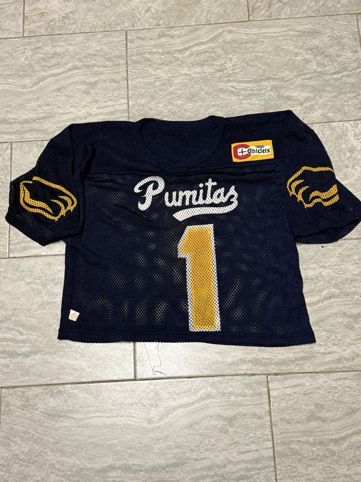 Rare Vintage Pumas Unam Mesh Jersey Men’s Size Large Boxy Mexico Soccer Football