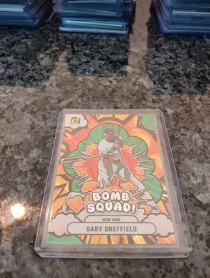 2025 Panini Donruss - Bomb Squad Gary Sheffield #10 Green Laser
