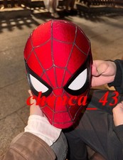 Handmade Brand New Day Mask Faceshell Eyes Spider-Man 4 Holland Cosplay Headgear