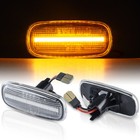 Seitenblinker LED mit E-2x Klarglas kompatibel mit A2| A4 B5, A6 C5 4B, A3 8L