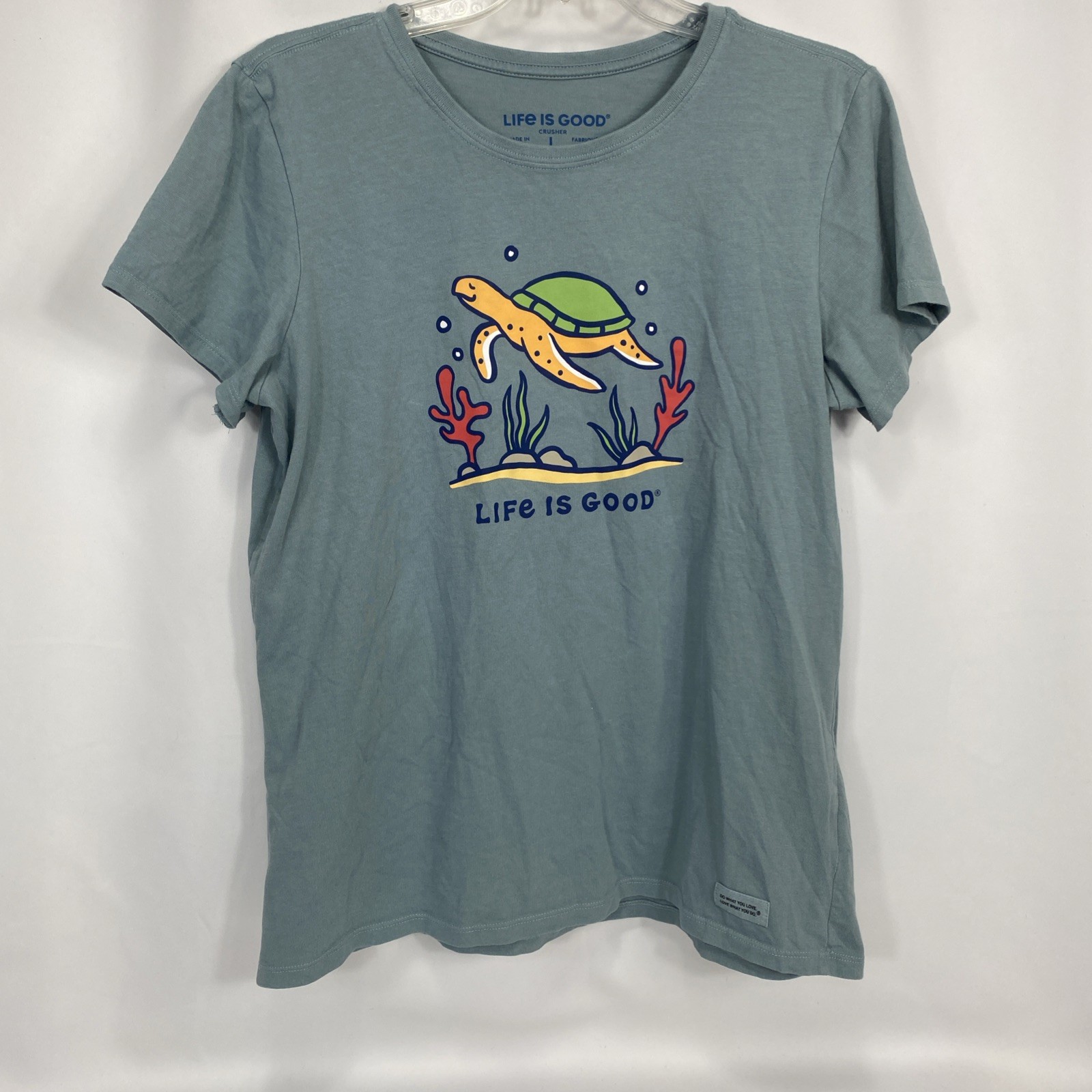 Life Is Good Crusher T Shirts Women’s Size Large Cotton Tees Lot Of 3