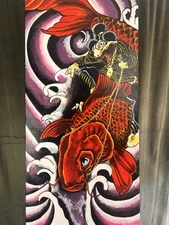 Kintaro Frog Original Art Painting