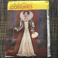 McCall's Misses Elizabethan Costume, Top, Collar Skirt Size AA Pattern 4028