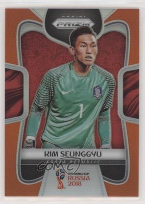 2018 Panini Prizm World Cup Orange Prizm 33/65 Kim Seunggyu #190 s3g