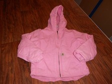 Carhartt girls jacket size XXS extra extra small 4 - 5 coat hood winter hood