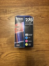 Epson 273 Photo Black Cyan Magenta Yellow Ink Cartridges Genuine 04/24