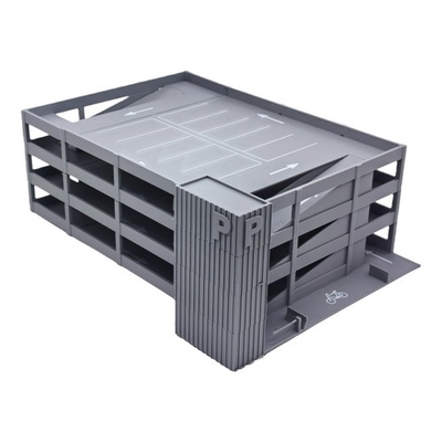 #ad Outland Models Miniatures 4 Story Car Parking Building 1:87 HO Scale $39.99