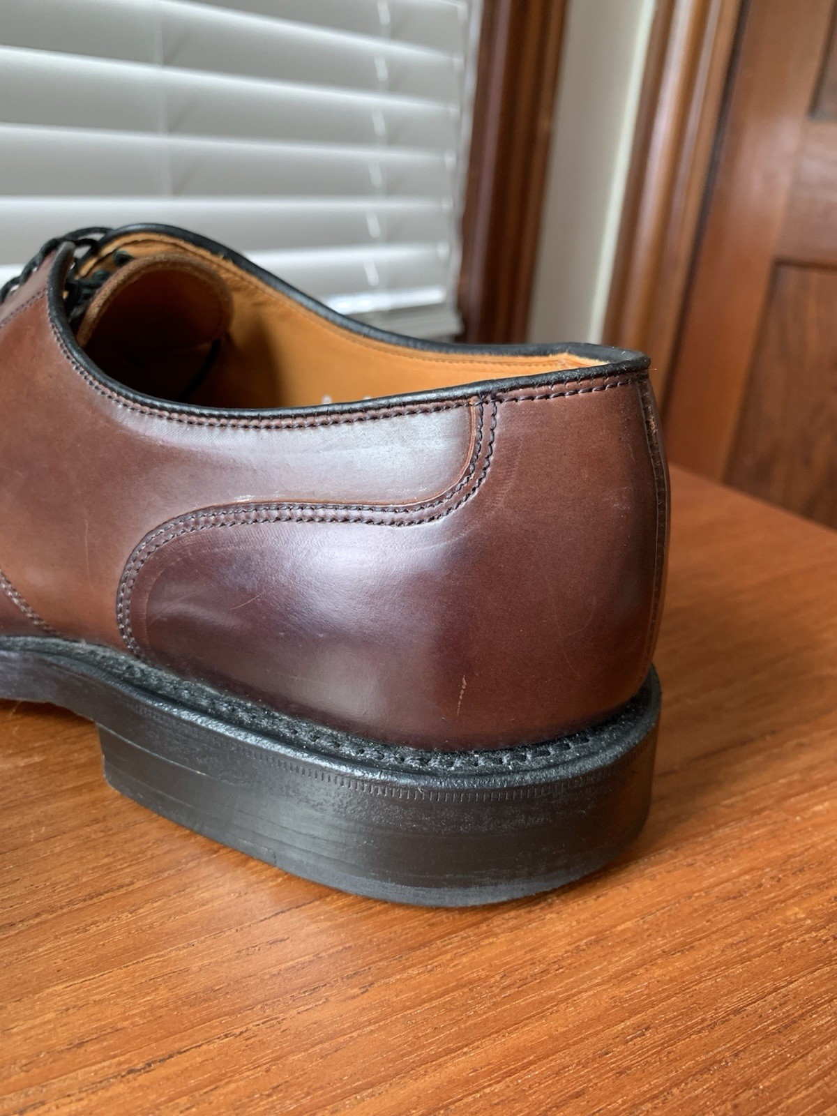 GOOD COND | ALLEN EDMONDS 9E FAIRGATE #8 SHELL CORDOVAN DRESS SHOES 9E