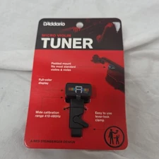 Violin D'Addario PW-CT-14 NS Micro Clip-On Violin Tuner (CAF)