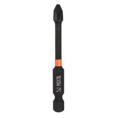 Für PH2 Phillips Schraubendreher-Bit 1/4'' Sechskantschaft 2.76'' Magnetisch