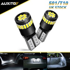 AUXITO Wired T10 W5W W3W 501 194 Bulb Socket Holders LED Repair Dash Parking