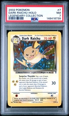 2002 POKEMON LEGENDARY COLLECTION #7 DARK RAICHU-HOLO PSA 7 | eBay