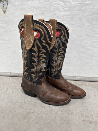 Tony Lama Men's 3R Western Buckaroo Tall Boots Men's 13D Cowboy Work