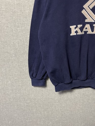 Rare Vintage 90s Karl Kani Oversized Boxy Sweatshirt Embroidered Big Logo Size M - Picture 5 of 13