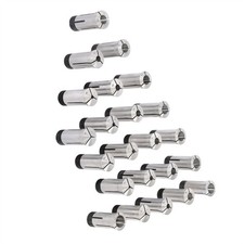 High Precision 23 Pack 3mm - 25mm Metric 5C Collet Set 0.0005" Accuracy New