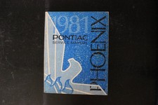 Pontiac Phoenix 1981 Service Manual Oem Factory Repair Shop Book
