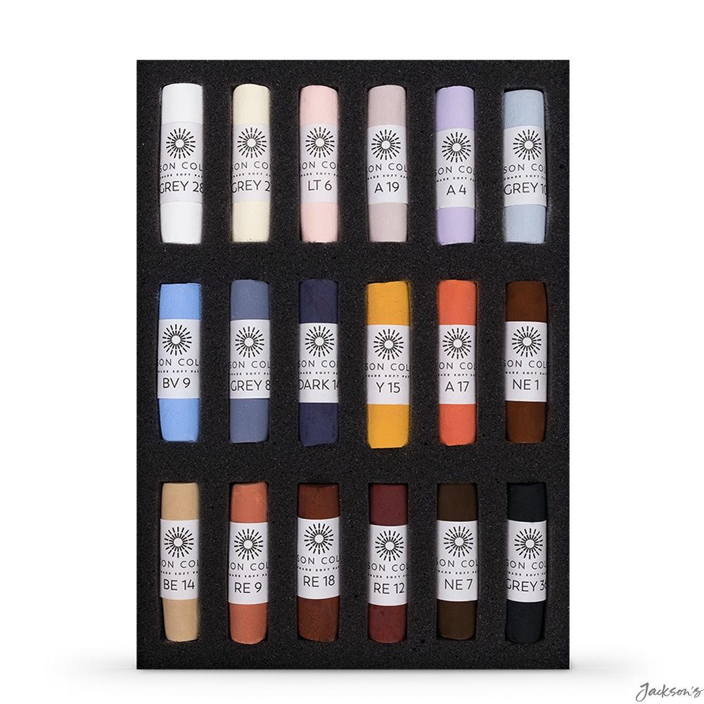 Unison Emma Colbert Soft Pastels Set Of 18 Full Sticks Animal Collection