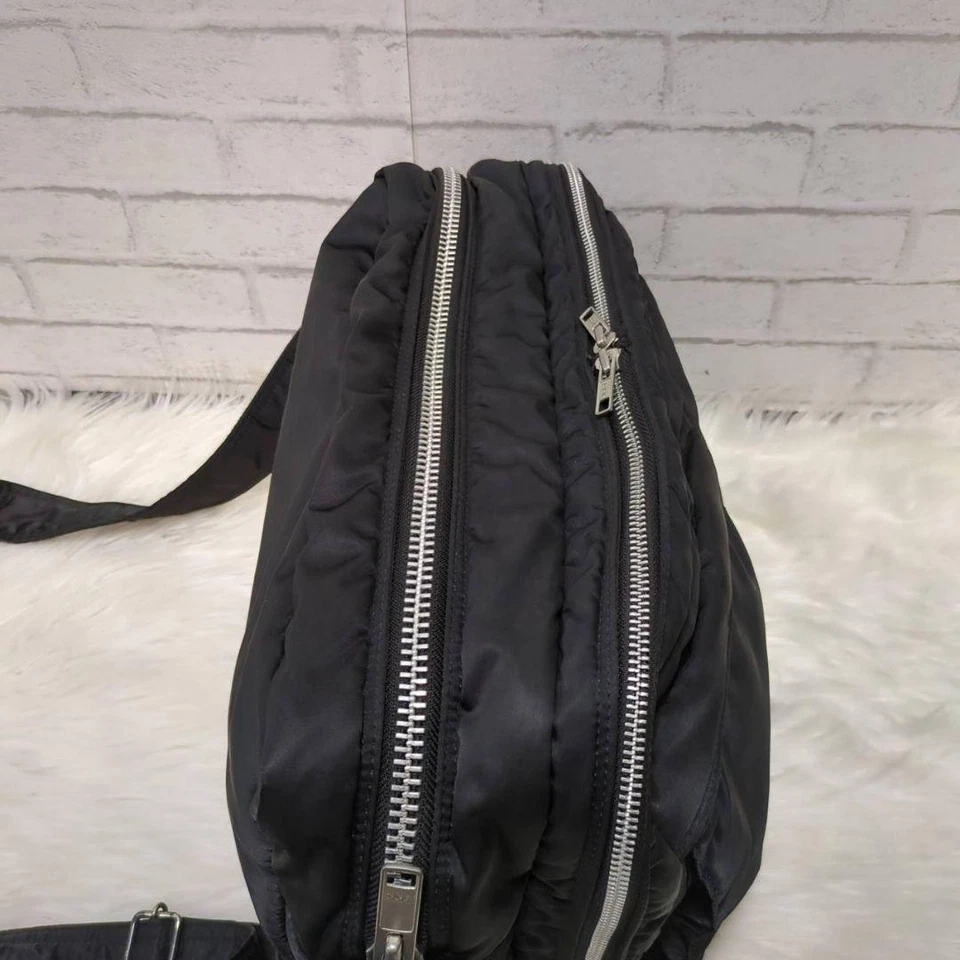 Bolso de Hombro PORTER Tanker XL Negro Nylon 2 Capas Grande Yoshida Japón Usado Foto 3 de 4