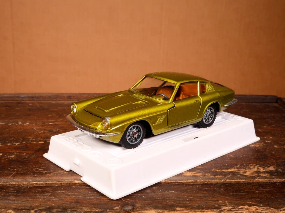 Mebetoys Mattel A-10 Maserati Mistral gold met Box OVP 1/43 vintage diecast rare - Bild 2 von 4