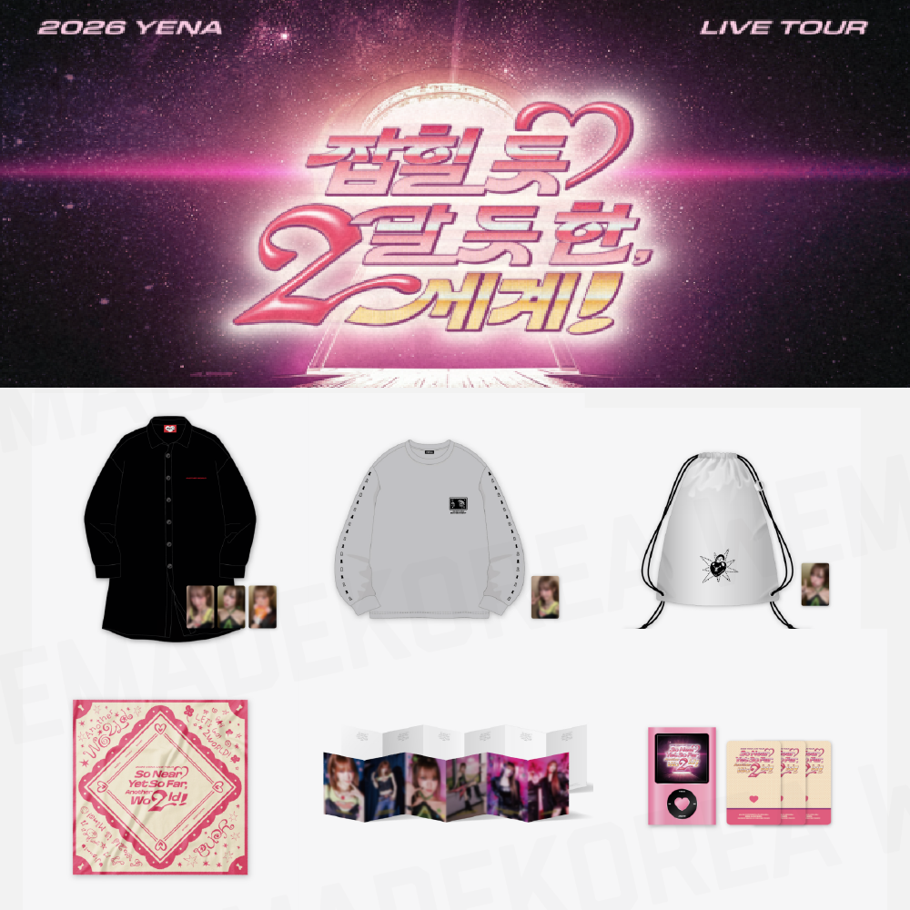 Pre-order 2026 YENA LIVE TOUR So Near Yet So Far, Another Wo2ld