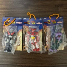 Mazinger Z Getter Robo Fully Articulated Robot 3 Piece Set Collectible Japan