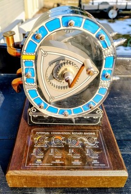 Wankel Rotary Motor Engine Model Sepake Co. Vintage Desk Display 75 Dealership 