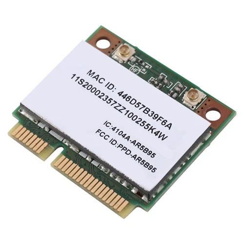2X(Atheros AR5B95 AR9285 Drahtlose Netzwerk Karte 2.4G 150Mbps PCI-E Halbho9151