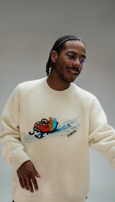 Supreme Snowmobile Sweater White XL in Hand | eBay Supreme Snowmobile Sweater White XL in Hand | eBay