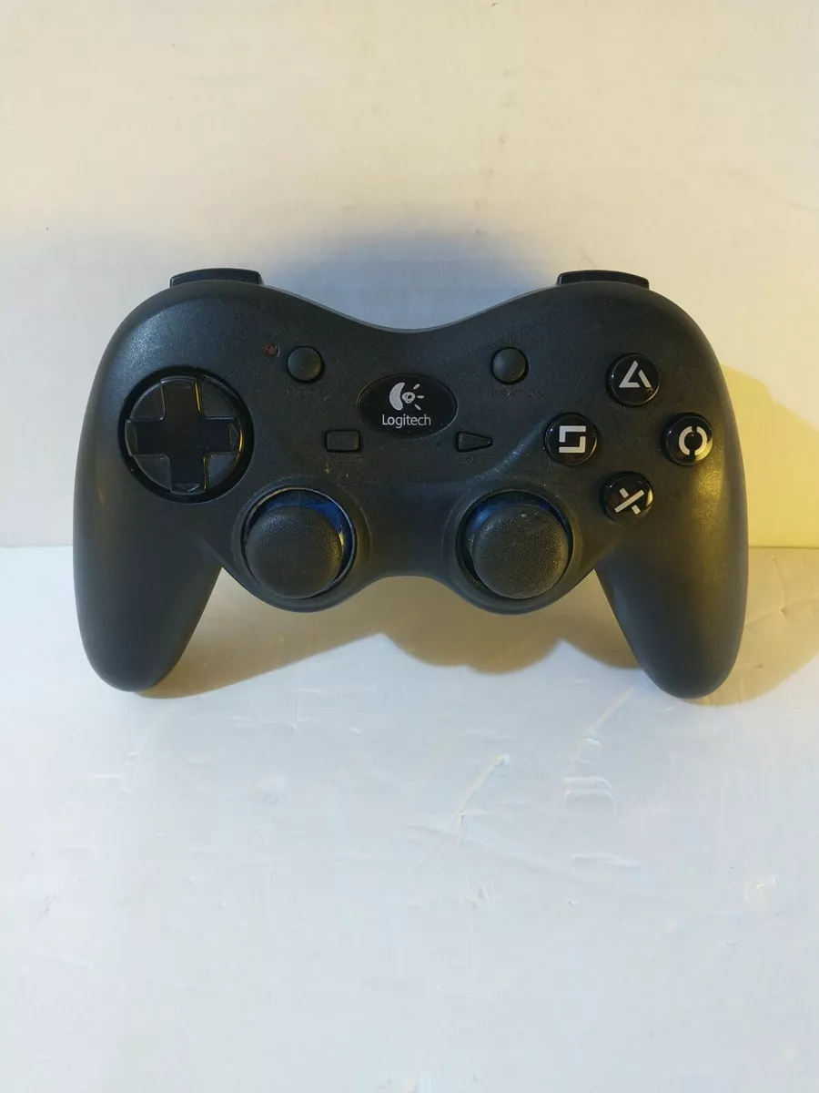 Logitech Wireless PlayStation 2 PS2 Controller No Dongle No Battery Cover Tested