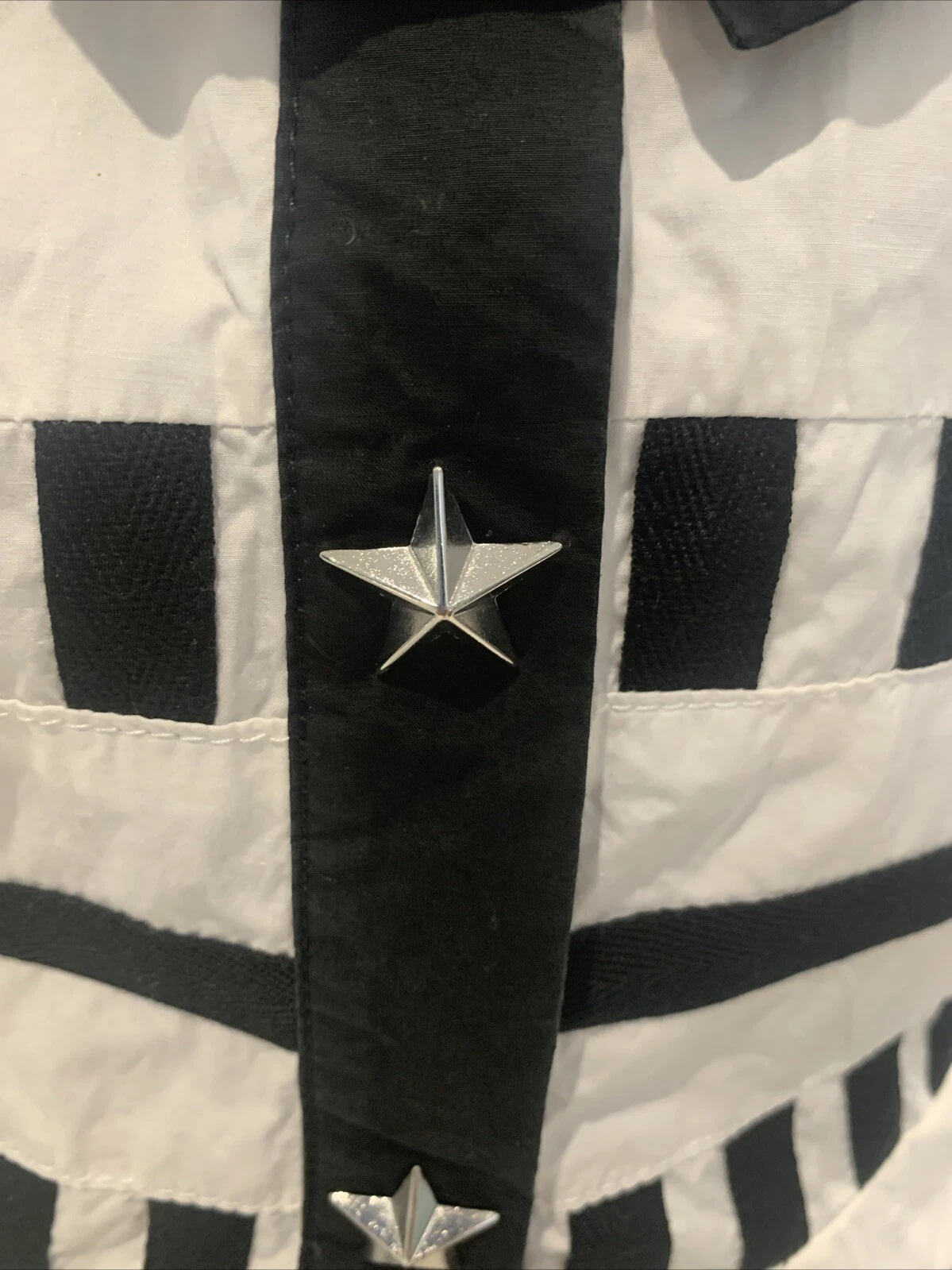 Moschino Dall'Italia Abito Corto Bianco e Nero UK 10