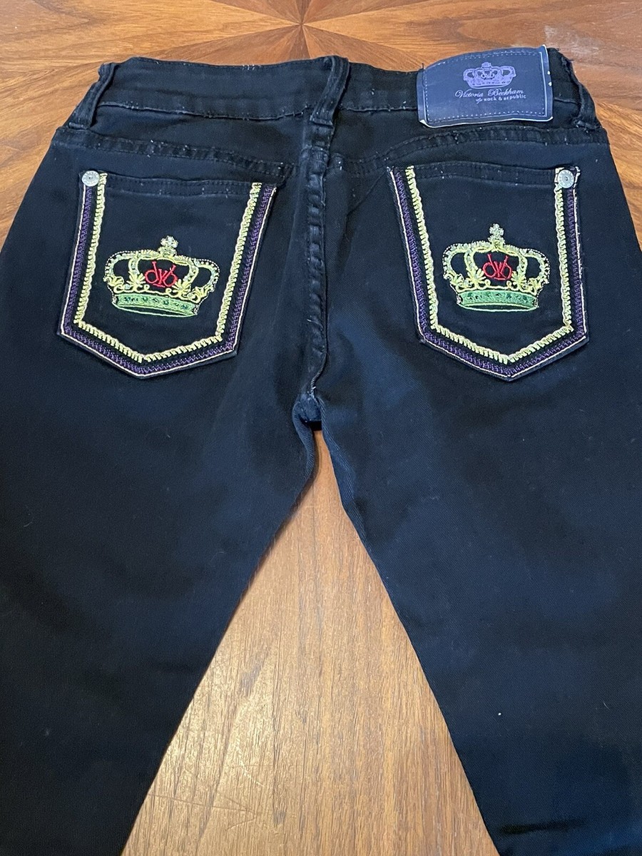 Victoria Beckham x Rock And Republic Crown Madrid Straight