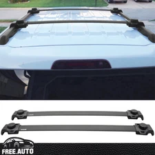 Fit For 07-17 Jeep Patriot OE Style Black Roof Rack Cross Bar ABS Material