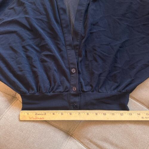 NEU Fuzzi Jean Paul Gaultier Mesh Kleid Langarm Midi Maxi Navy Blau SET Gr. S - Bild 12 von 16