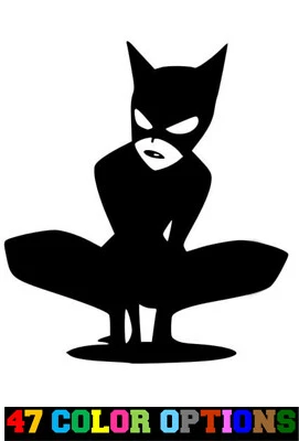 STARCRAFT Vinyl Decal Truck Car Sticker Laptop - DC Comics Batman Animated Catwoman
