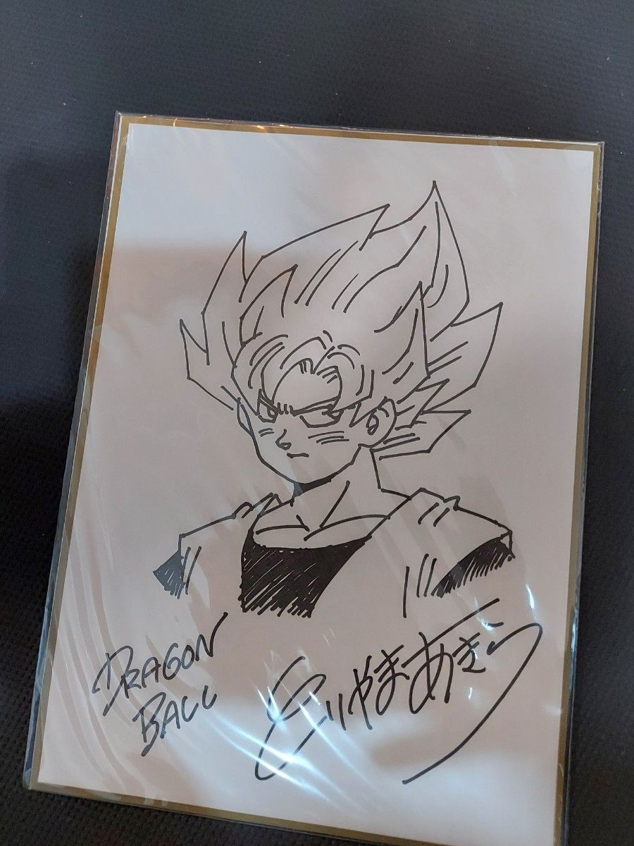 Dragon Ball Son Goku Akira Toriyama Autographed Reproduction