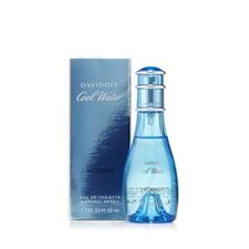 Davidoff COOL WATER WOMAN Eau de Toilette Spray 1.7oz/50ml NIB 