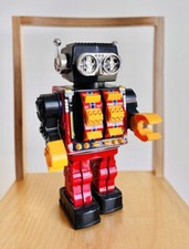 Japan Tin Toy Robot Vintage Jumbo Mars the Great king Robot W/Box Tested