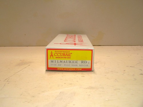 KIT BOXCAR PUERTA ENCHUFABLE HO PRECISAIL 40' MILWAUKEE ROAD MILW 10324 | Zustand: Used