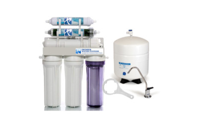 Dual Outlet Reverse Osmosis Water Filter System RO/DI 150 GPD Drinking/Aquarium