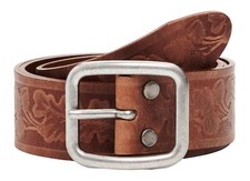 Desigual Leather Belt W85 Gürtel Brown braun Neu