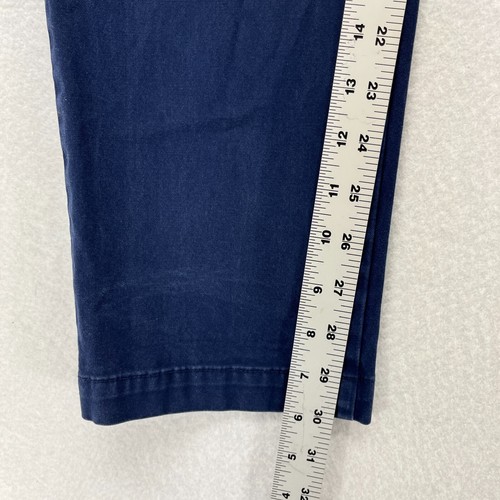 Gap Slim Chino Pants Men's Size 32 x 30 - Stretch Cotton Navy Blue Mid Rise - Picture 4 of 13