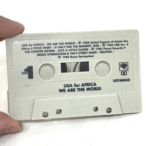 We are the World USA for Africa Cassette Tape 85 Chicago Bruce Springsteen - Picture 7 of 10