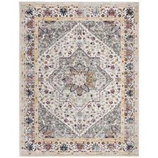SAFAVIEH Evoke Collection EVK288A Ivory / Grey Rug