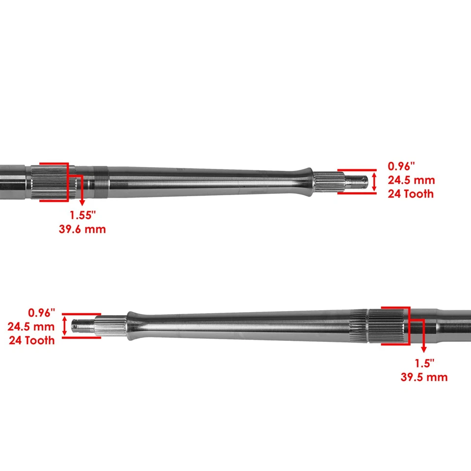 Eje trasero para Yamaha YFZ450R 2009-2021 BKD-F5381-00-00 18P-25381-00-00 NUEVO  Foto 3 de 4