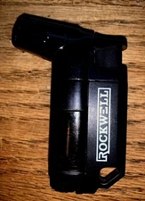 ROCKWELL TRIPLE JET BUTANE TORCH CIGAR LIGHTER-BLACK -"NEW"