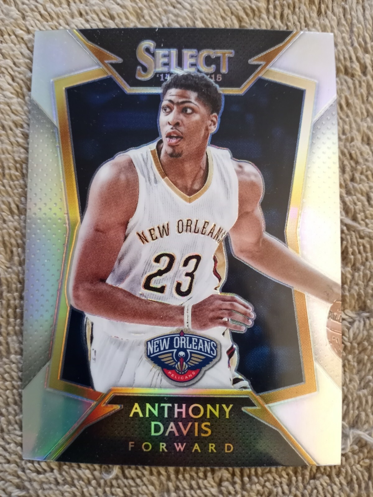2014-15 Select Anthony Davis #15 Silver Prizm SP Lakers Free Shipping