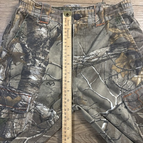 Red Head Camo Pants Large Youth Boys Silent Hide Hunting Camping Outdoors Hike - Picture 3 of 12