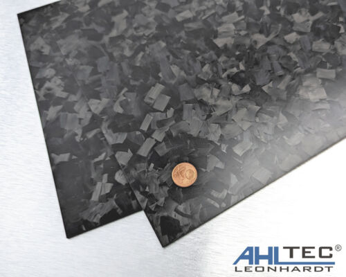 Forged Carbon grob Platte 1mm / CFK chopped crushed Carbon - Bild 8 von 8